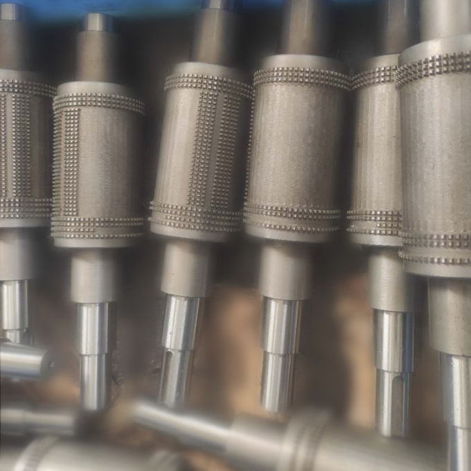 Face Mask Knurling Sharft Components With CNC Machining Turing And Heat