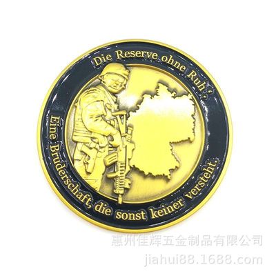 Double Sided Processing Zinc Alloy Die Casting Commemorative Coins