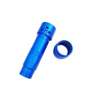 Turret Lathe CNC Turning Aluminum 6061 Laser Lamp Housing Flashlight Shell