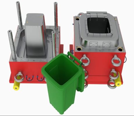 100L 120L 240L 660L 1100L Plastic Dustbin Trash Can Waste Bin Garbage Bin Bucket Injection Used Second Hand Mold