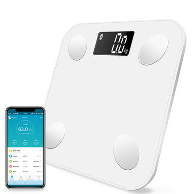 Dostosowane formowanie wtryskowe ABS Gospodarstwo domowe Waga do pomiaru tkanki tłuszczowej Bluetooth Elektroniczna waga do ciała