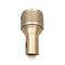 Copper Aluminum Custom CNC Machining Anodized Knurled Coaxial Connector