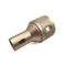 Copper Aluminum Custom CNC Machining Anodized Knurled Coaxial Connector